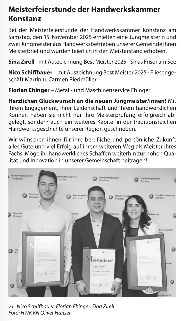 Höri Woche 28.11.2025